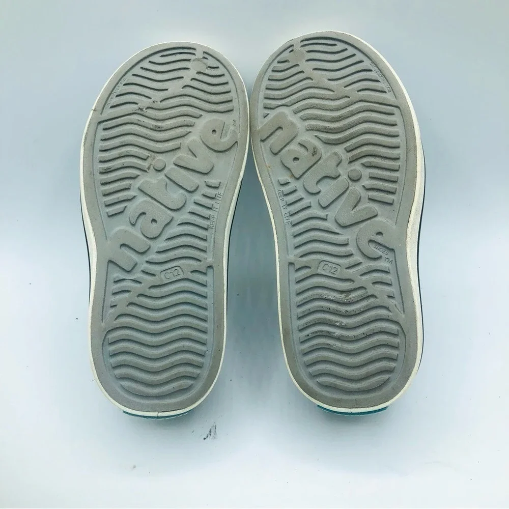 Native Kids Unisex Waterproof Outdoor Rubber Slip On‎ Shoes Size C12 Grey